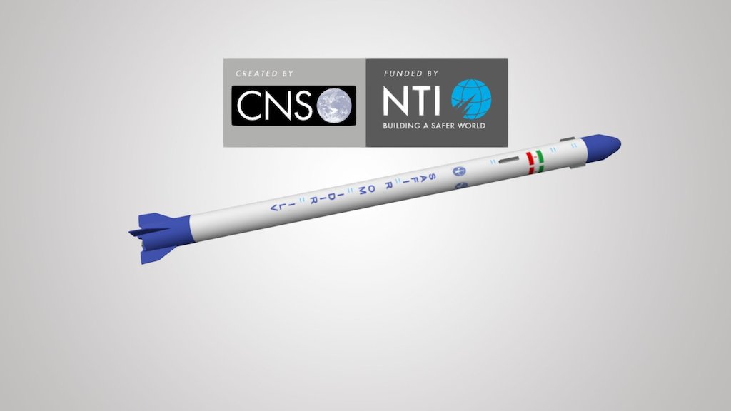 Safir Satellite Launch Vehicle - Download Free 3D model by JamesMartinCNS 3d model