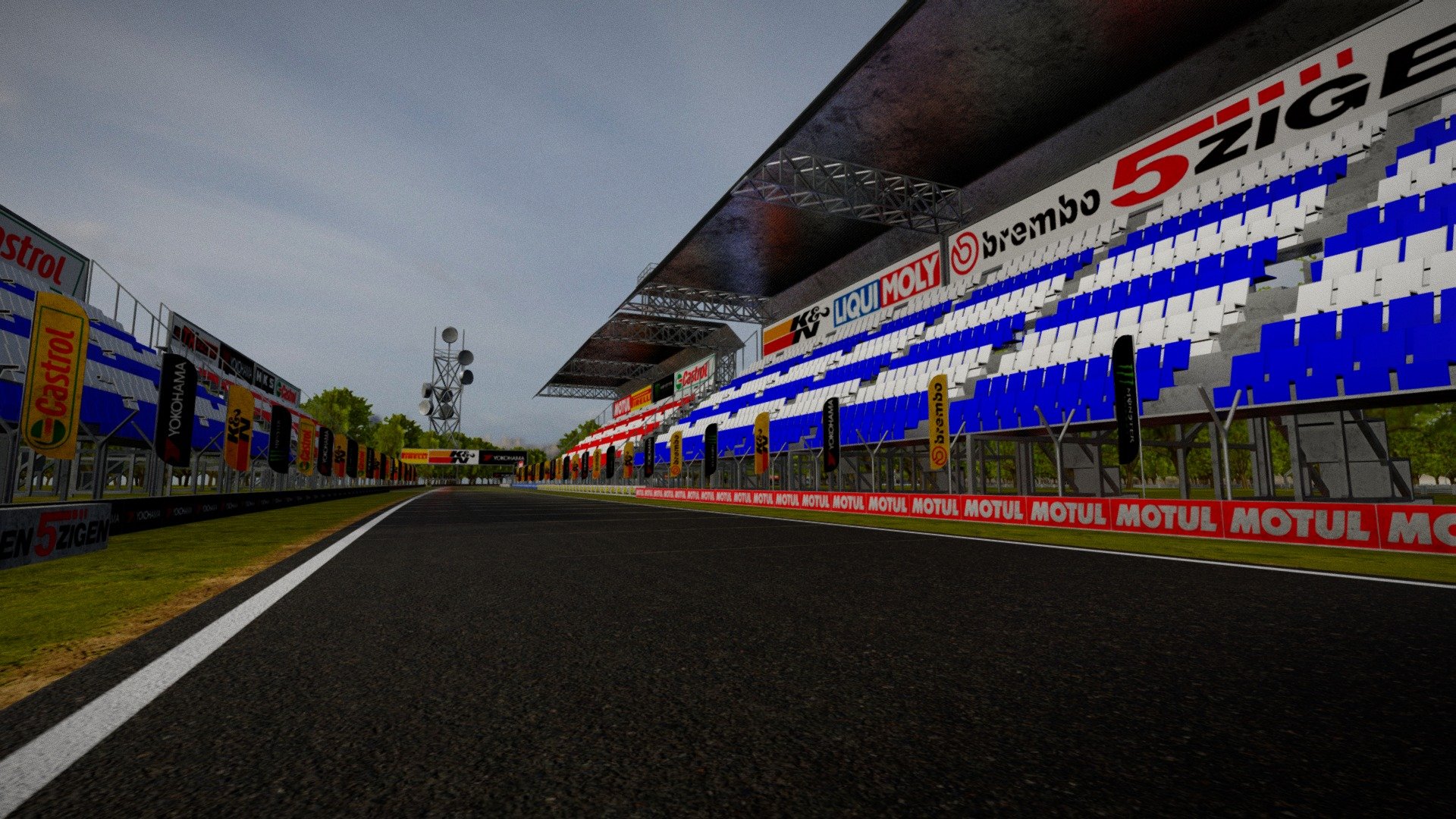 Race track with 2k textures.

I am very big fan of any types of racing games so i've made a racetrack, this is my first attempt.i'll improve over time,i could have put more efforts in this project but that will exceed my current sketchfab plan limit hence some things are missing from their realistic counterpart. Thank you



Access to 3 different blend files one with all the props seperated and other with full race track mesh that is made up of smaller modular pieces using array and curve modifiers.



You can use high poly trees instead of using tree billboards to make this scene more realistic and grow a few grass on the grass plane.
All the textures files and blend files are included in the Additional file.

Thank You! - Race Track - Buy Royalty Free 3D model by Nicholas-3D (@Nicholas01) 3d model