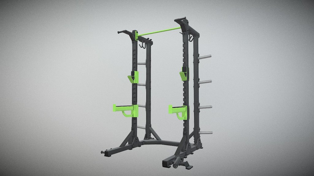http://dhz-fitness.de/en/crosstraining#E6227 - CROSSTRAINING RACK - 3D model by supersport-fitness 3d model