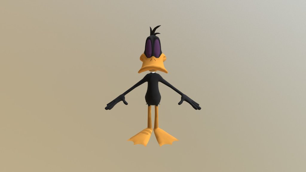daffy duck is owned by warner bros - - Daffy Duck - 3D model by akennedy007 3d model