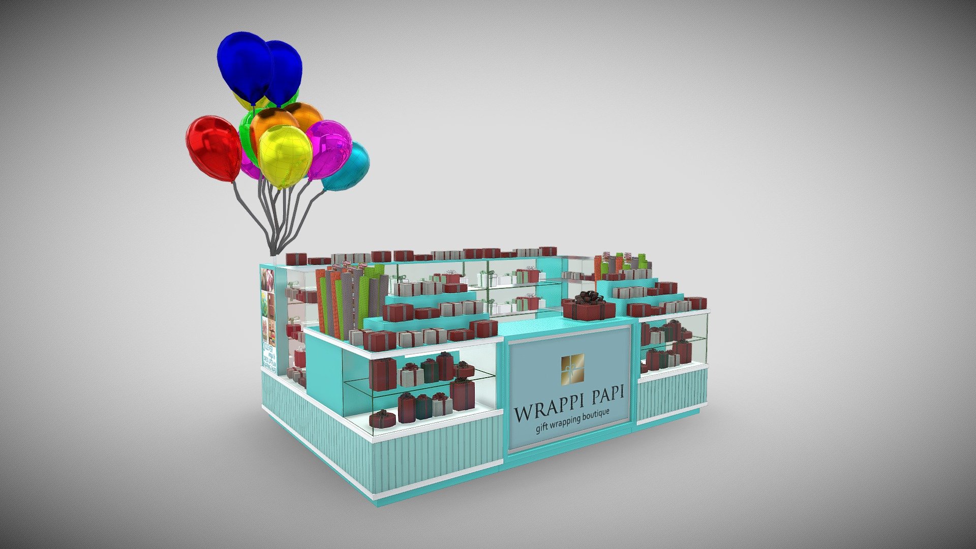 GIFTS - Buy Royalty Free 3D model by 3DGrom (@dizartoren) 3d model