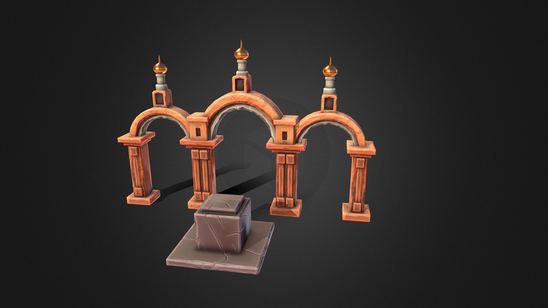 Cathedral Square - Cathedral Square - 3D model by Snowy0Panther 3d model