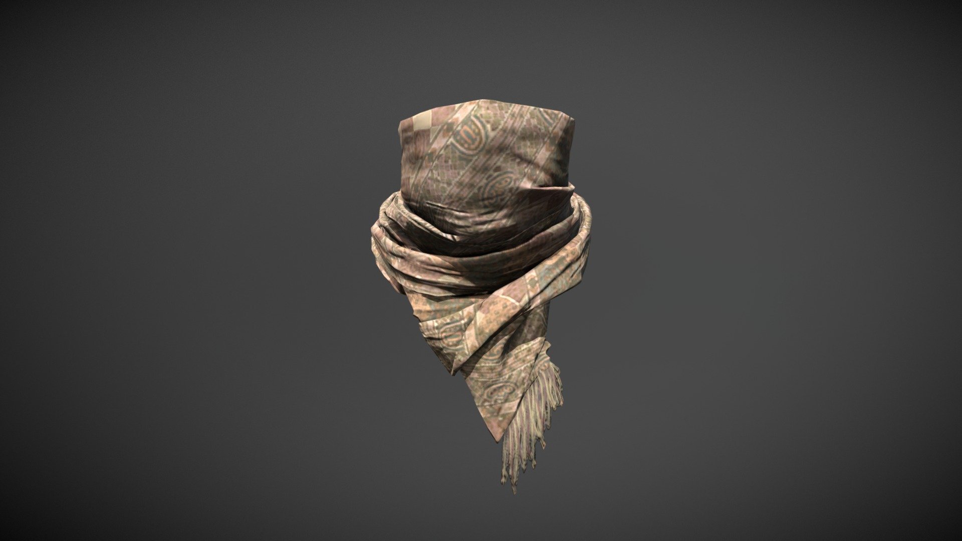 CLOTH MASK (CHECKERED) - 3D model by PUBGShowcase 3d model
