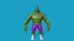 Hulk marvel, hulk, avengers, concept-art, charactermodel, substancepainter, cartoon, 3dsmax, model, zbrush, free, concept