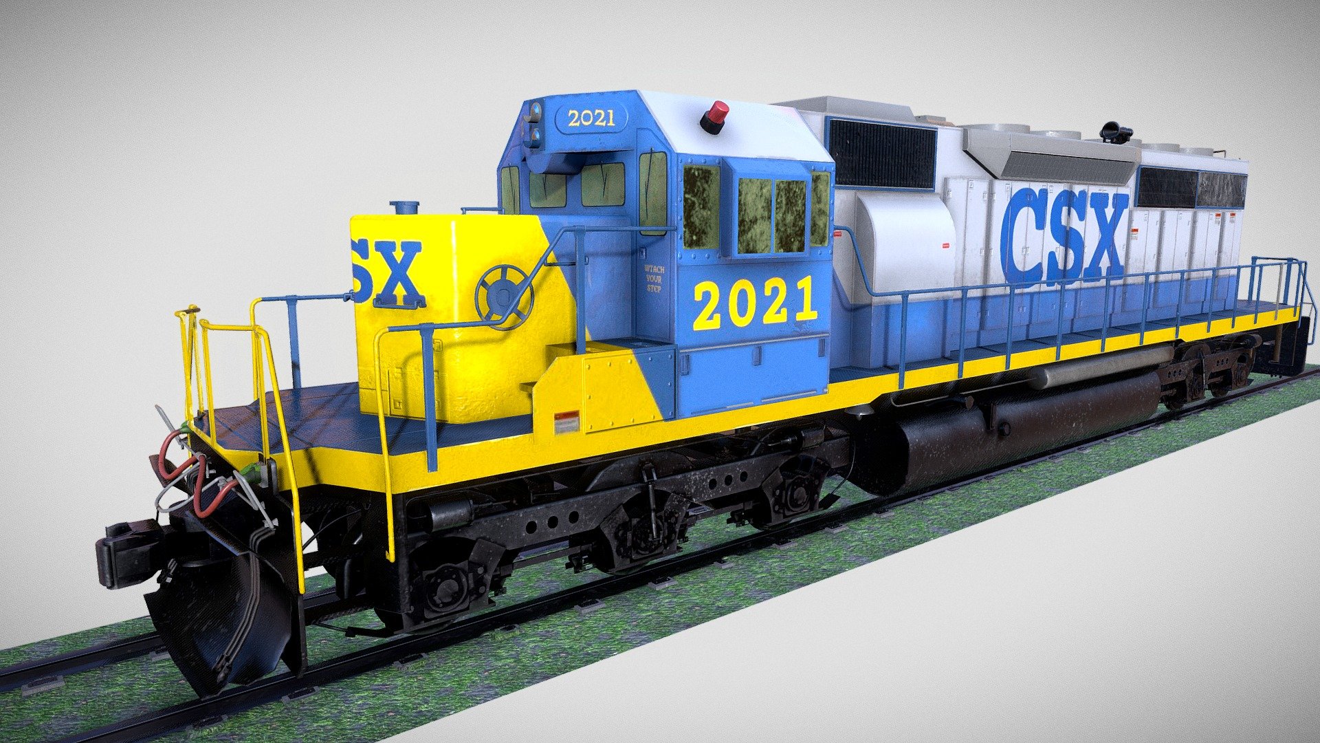This Locomotive Diesel/Electric EMD SD40-2 Realistic was carefully researched and handcrafted by our expert artists team.
Low Poly and Game Engine Ready.

We bring you this masterpiece in 5 different texture options.

Download includes .fbx, .obj and .blend file.

Textures: 2K PBR, bundled with additional textures for Unity and Unreal Engine.













 - Locomotive Diesel/Electric EMD SD40-2 Realistic - Buy Royalty Free 3D model by insya 3d model