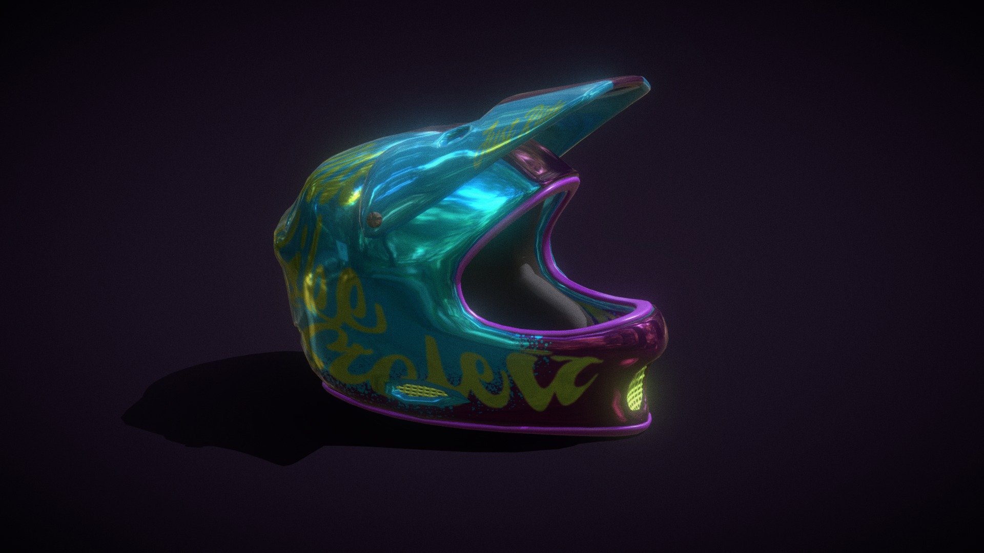A low/mid poly helmet model.

It has UV's ready to be textured!

Hope you like it!! - Full Face MTB Helmet - Download Free 3D model by chett33 3d model