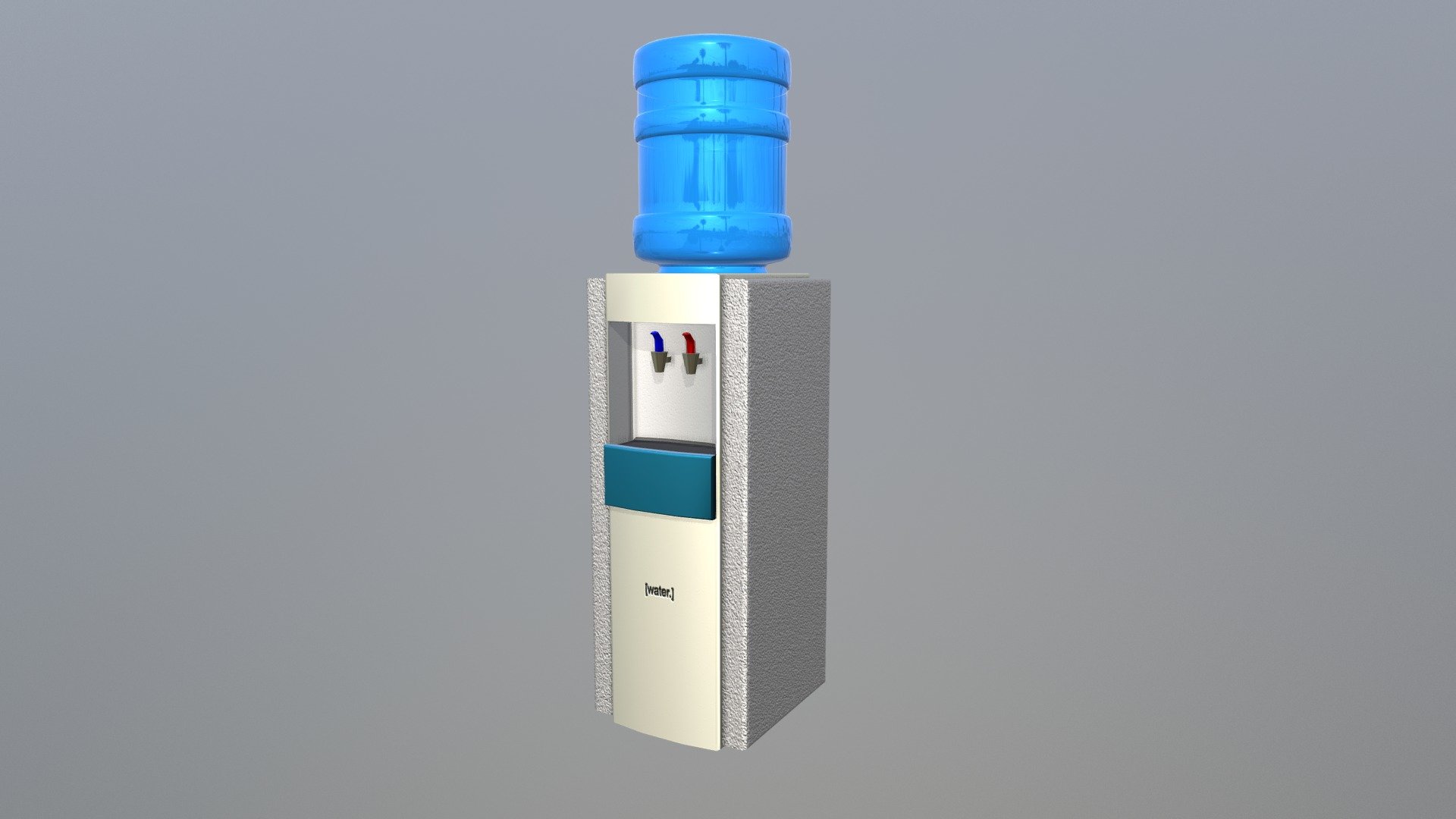 Water Dispenser i made for an office scene - Water Dispenser - 3D model by Bryan (@BryanSanchinolo) 3d model