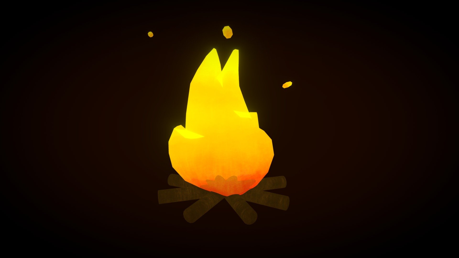 Hello, for todays project I wanted to play with no shading, stylized textures, and animations. I thought a campfire would be good to practice with and I really like how its comming together so far. Please feel free to leave me some feed back as this is my first really stalyzed piece 3d model