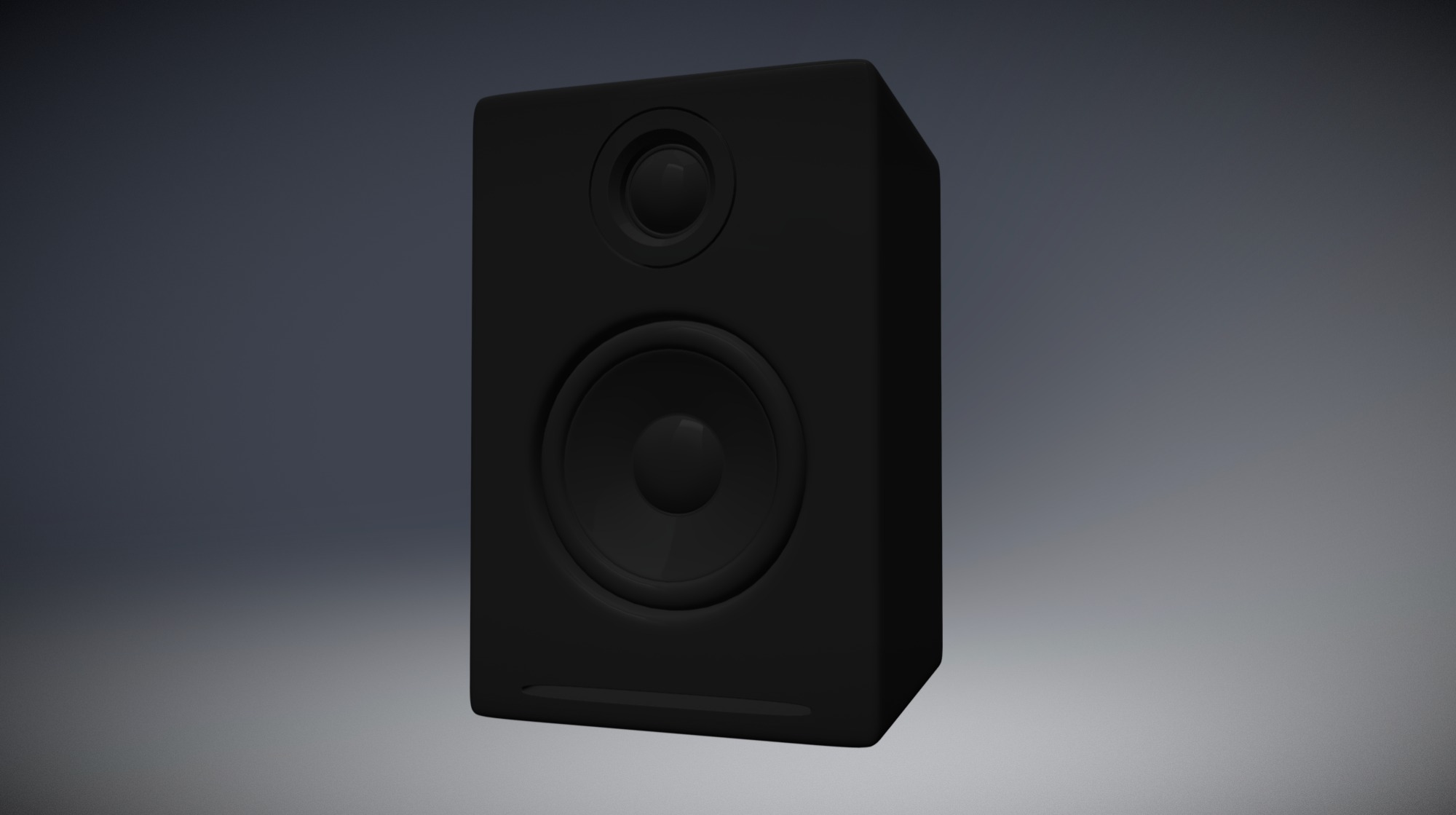 Desktop Speaker based on the design of the Audioengine A2+ speaker system 3d model