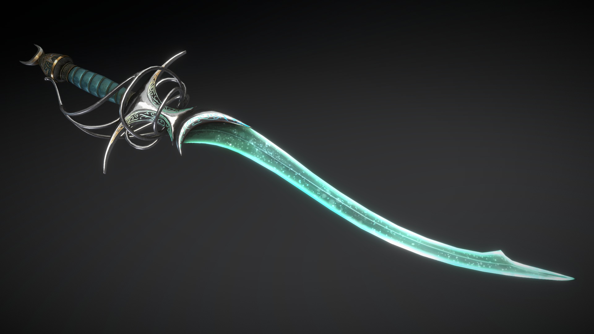 I've always been intrigued by the Moonlight Greatsword from the &lsquo;'Soulsborne'' series, I wanted to give it a go and do something in similar fashion.

Artstation: https://www.artstation.com/artwork/6ab9kV - Moonlight Saber - 3D model by Guillaume Lemay (@lemayguillaume3d) 3d model