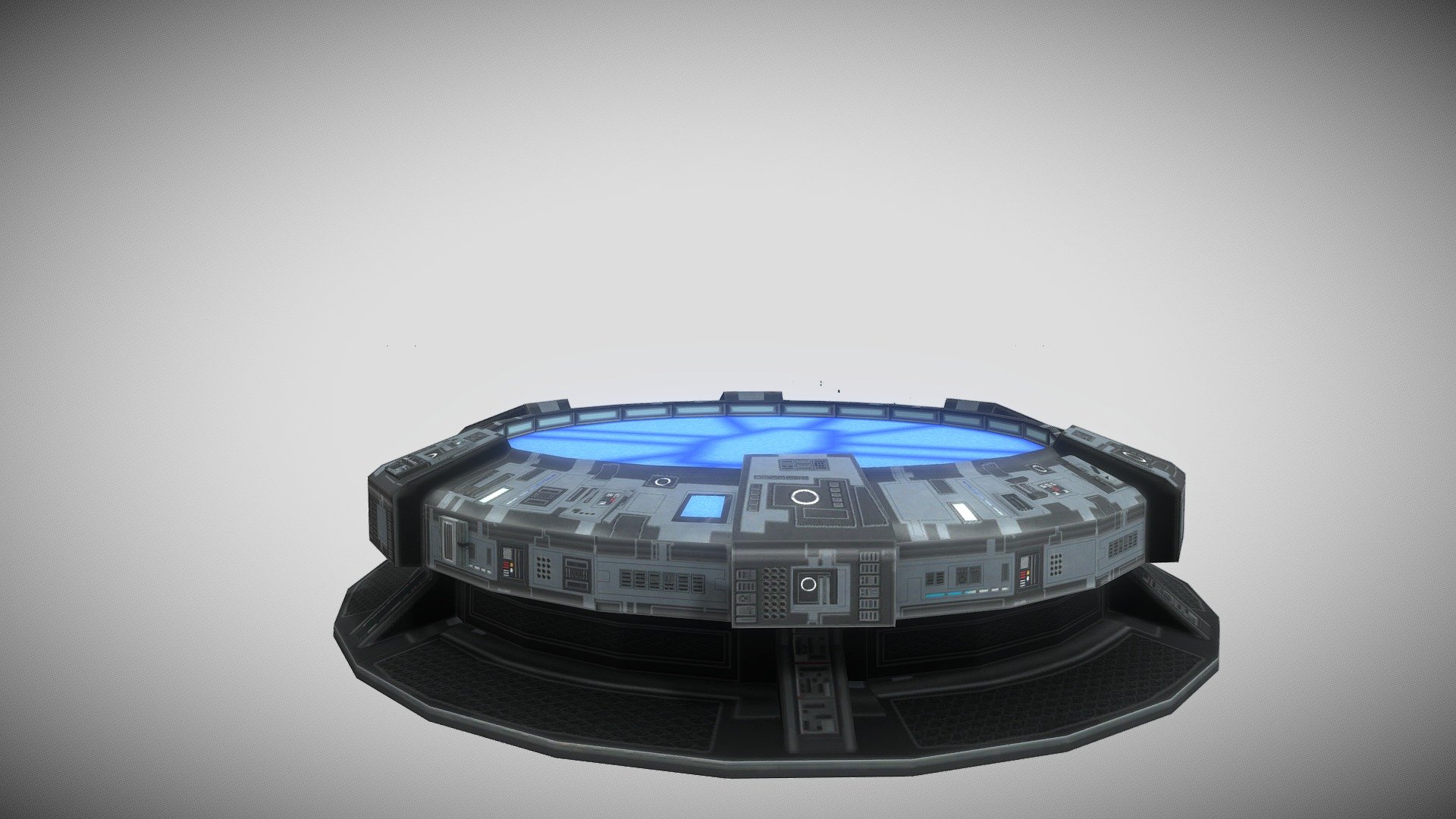 Holo console from the clone wars Venator - Clone Wars Holo Console Table - Download Free 3D model by StrangeUsernames1 3d model