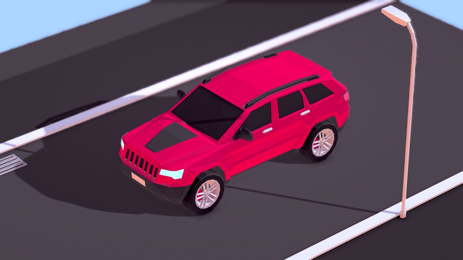 Cartoon Low Poly Jeep Vehicle illustration

Created on Cinema 4d R17 

9538 Polygons

Procedural Textured 

Game Ready, VR Ready
 - Cartoon Low Poly Cherokee Jeep Car - 3D model by antonmoek 3d model