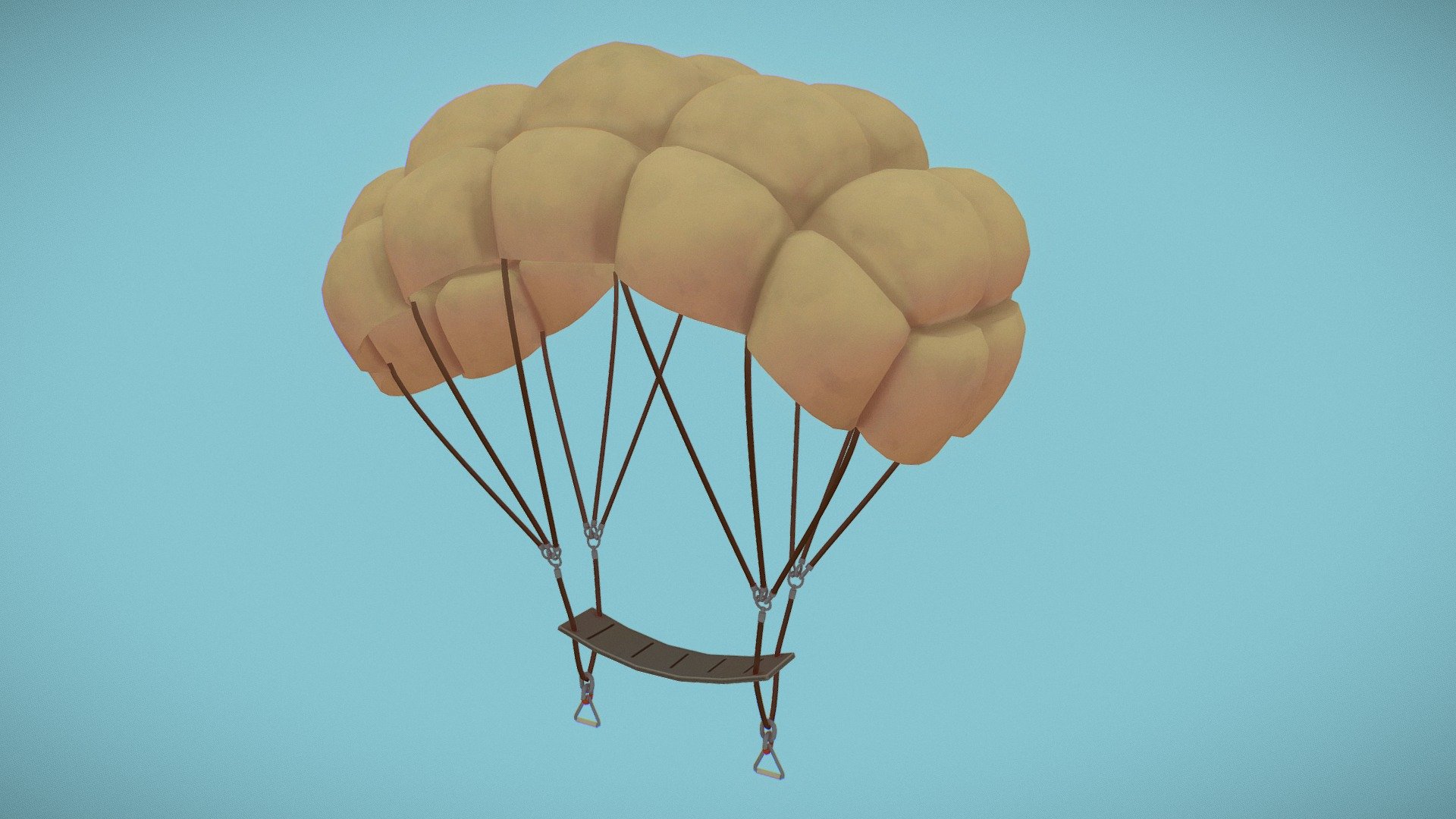 stylized low poly parachute, made in blender and substance painter 

1024 * 1024 texture size 

hope you like my model! - Parachute Low poly - 3D model by Pricey (@siddharthkuthal) 3d model