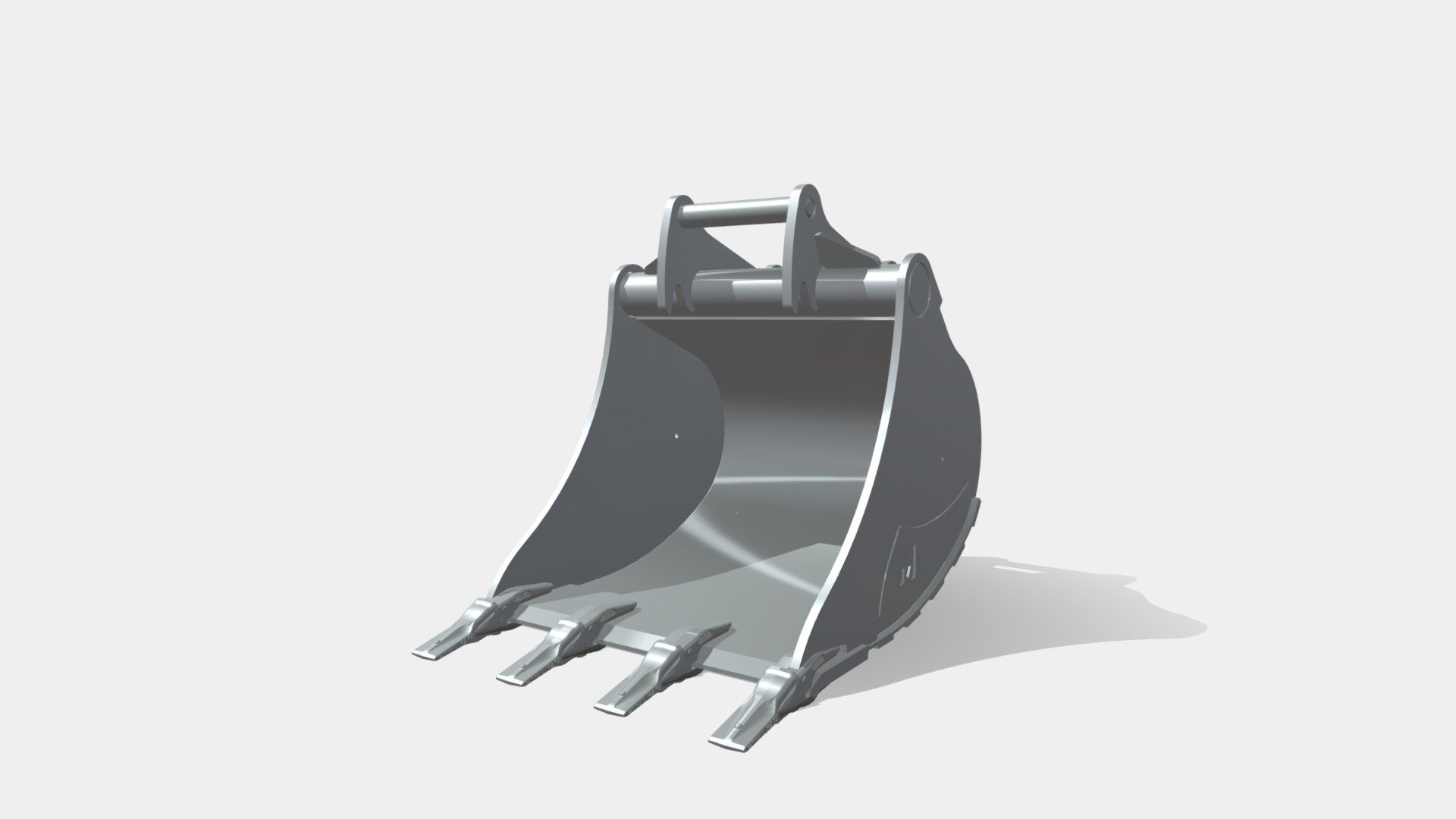 Pour excavatrices 9,2 - 22,5 T - Godet de terrassement profil standard MAGSI - 3D model by MAGSI 3d model