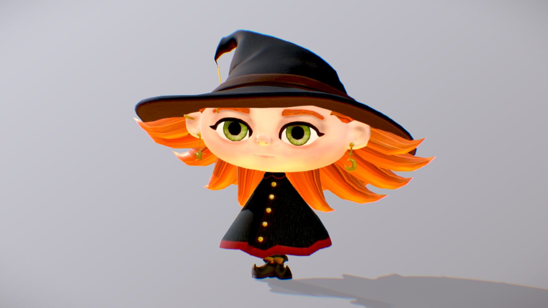 |The Little Witch - 3D model by marlopoly 3d model