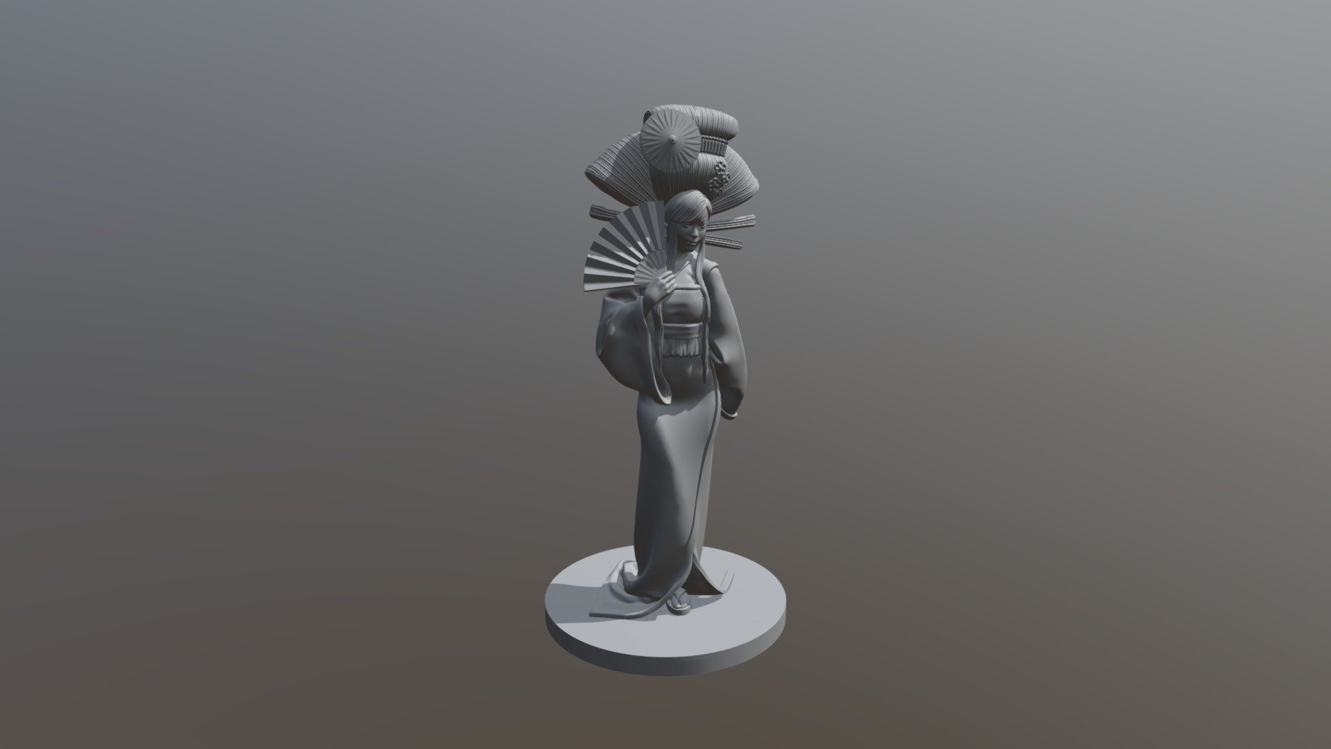 Aiko miniature model for Shadow Tactics board game by Antler Games.

Delicate looking Aiko, she can disguise herself as a civilian geisha and can distract guards, a very powerful character! Take a look behind her back!

Learn more at: https://antlergames.com/shadowtactics/ - Aiko - Shadow Tactics board game miniature - 3D model by antlergames 3d model