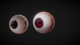 Procedural Eyes For Ray II eye, iris, cornea, sclera, blender