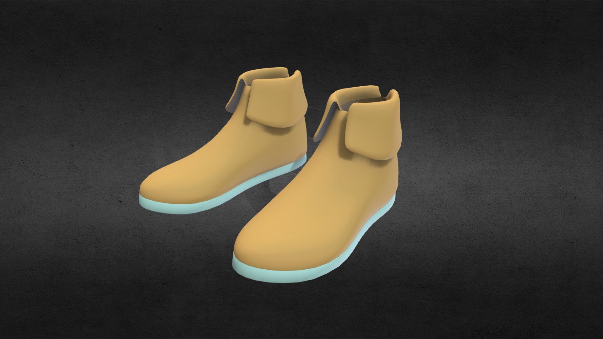 I made shoes that an adventurer reincarnated in another world would wear 3d model
