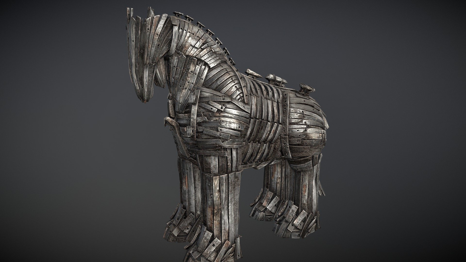 Troy Horse 3d model by Miguel Vera - Troy Horse - 3D model by Portafolio Zprisma (@zprisma) 3d model