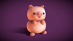 Cute Chubby Pig cute, pig, pet, animals, game