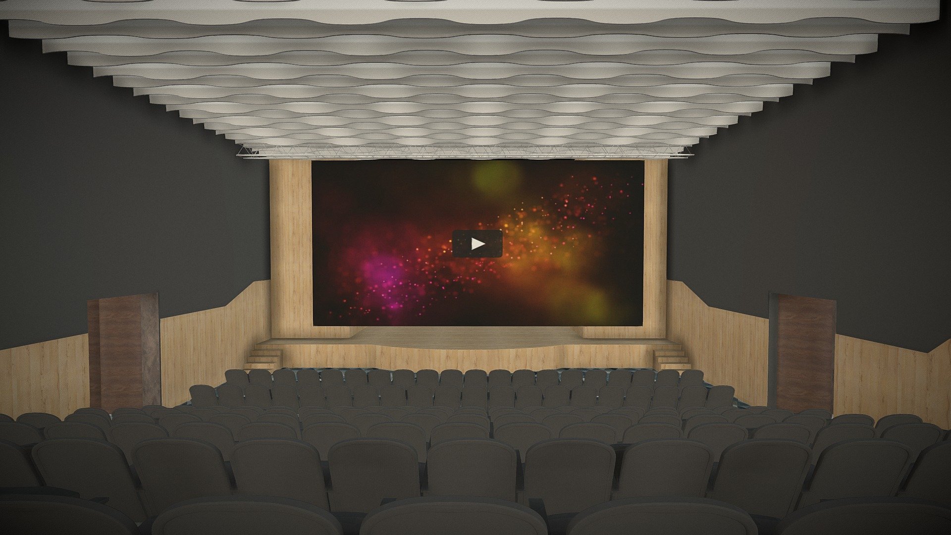 Konference Hall - Cinema - 3D model by ERC (@andrii_v) 3d model