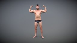 IVAN T6 anatomy, realistic, 3d, 3dscan, man, bodybuiler