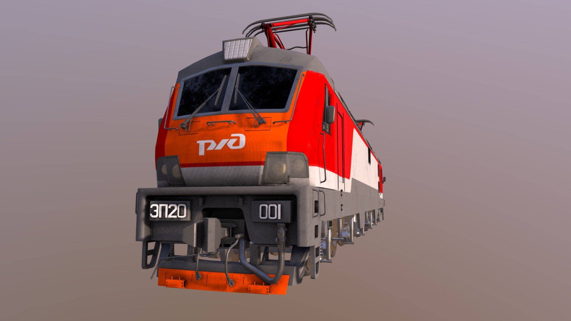 This model was created for 3d train driver simulator.
UV and Texturing on - Train EP-20 - Download Free 3D model by Exsp 3d model