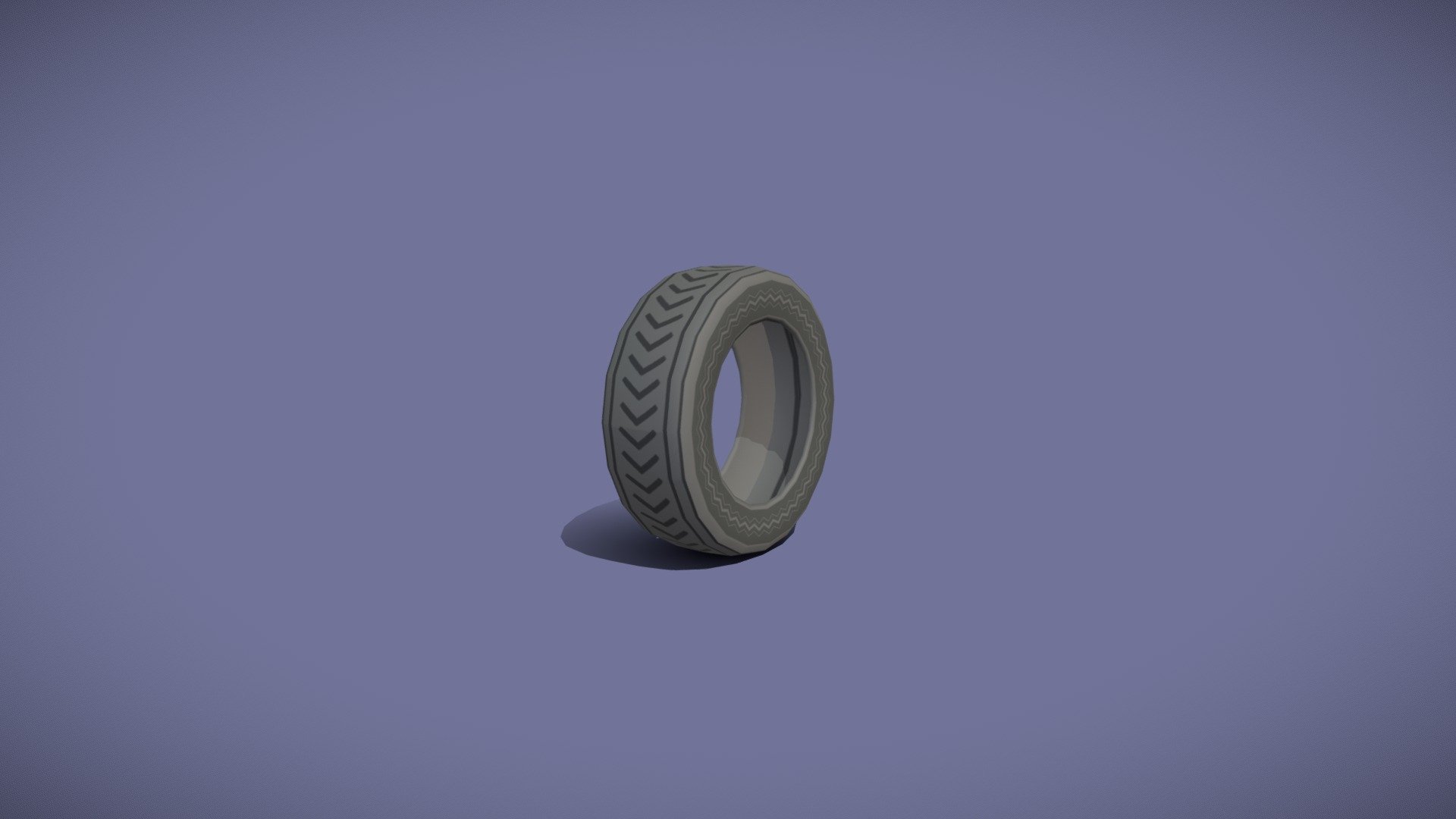 Tire model made for a boardgame pin at a college project - Lowpoly Tire - Buy Royalty Free 3D model by Sofia Campoy (@SofiaCampoy) 3d model