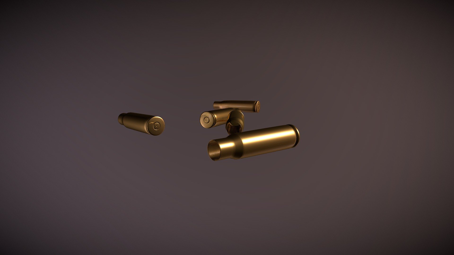 Bullet shells - Buy Royalty Free 3D model by yoloco 3d model