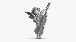 001517_Heavenly Melodies: Angel Playing Violin