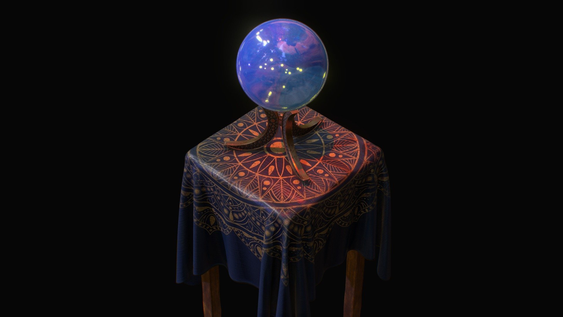An ancient crystal ball reveals that there will be satellites in the future.

Hope you liked - Seeing The Future - 3D model by yonimantz (@yonimantz09) 3d model