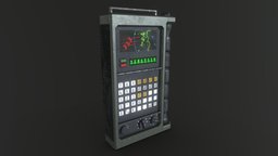 Handheld terminal-thingy terminal, game-model, military-equipment, substancepainter, substance