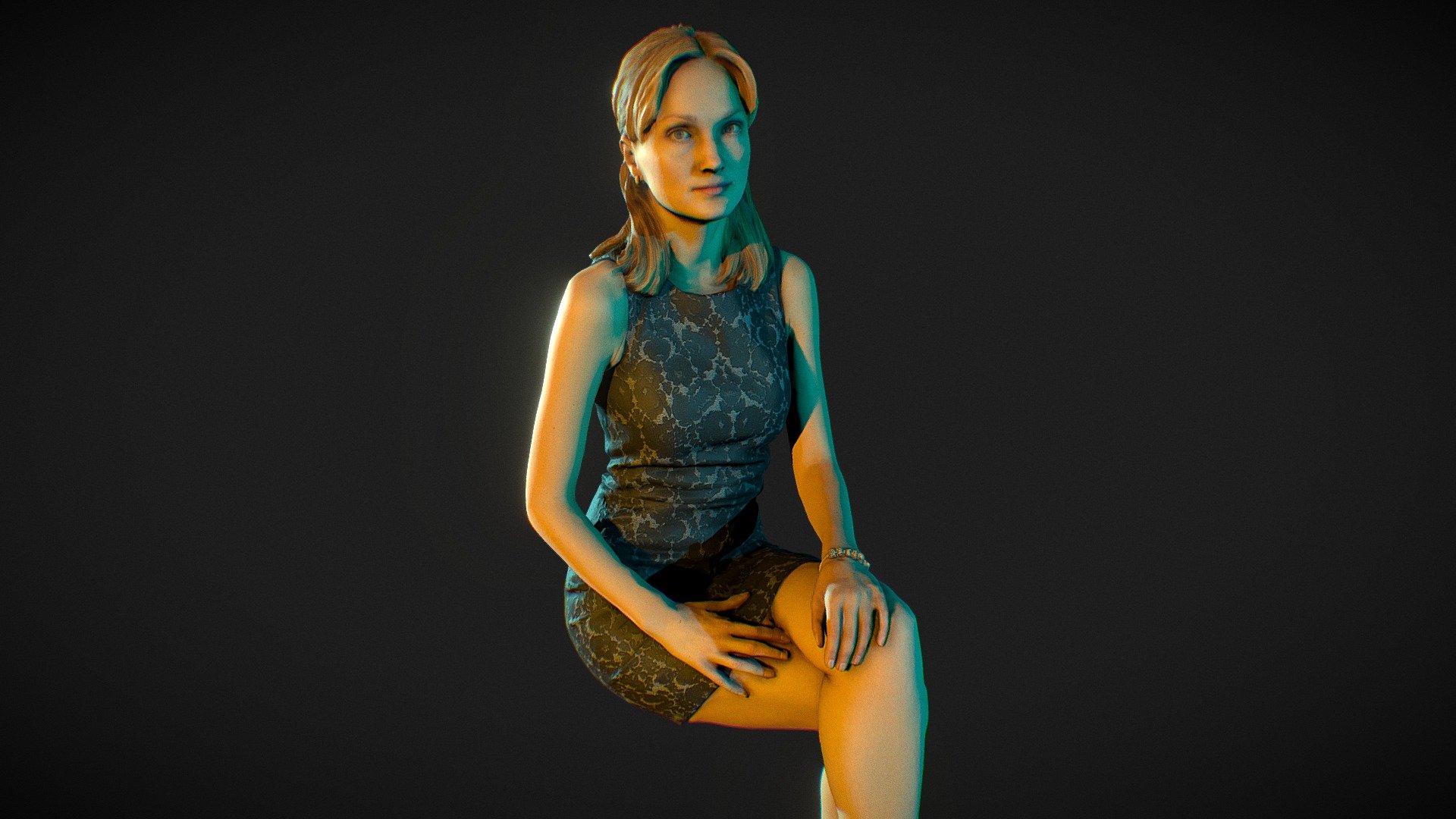 Model was provided.
I just modified the lighting for Sketchfab 3d model