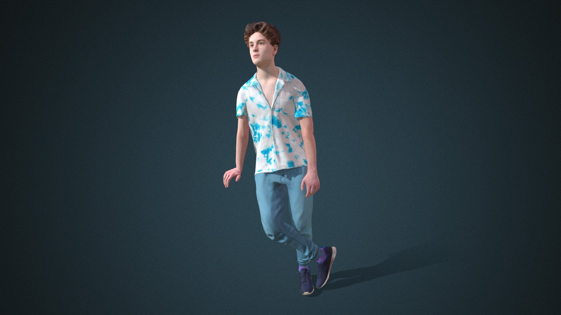 Do you like this model?  Free Download more models, motions and auto rigging tool AccuRIG (Value: $150+) on ActorCore
 

This model includes 2 mocap animations:Modern_F_Look around,Modern_F_Walk. Get more free motions

Design for high-performance crowd animation.

Buy full pack and Save 20%+: Young Fashion Vol.4


SPECIFICATIONS

✔ Geometry : 7K~10K Quads, one mesh

✔ Material : One material with changeable colors.

✔ Texture Resolution : 4K

✔ Shader : PBR, Diffuse, Normal, Roughness, Metallic, Opacity

✔ Rigged : Facial and Body (shoulders, fingers, toes, eyeballs, jaw)

✔ Blendshape : 122 for facial expressions and lipsync

✔ Compatible with iClone AccuLips, Facial ExPlus, and traditional lip-sync.


About Reallusion ActorCore

ActorCore offers the highest quality 3D asset libraries for mocap motions and animated 3D humans for crowd rendering 3d model