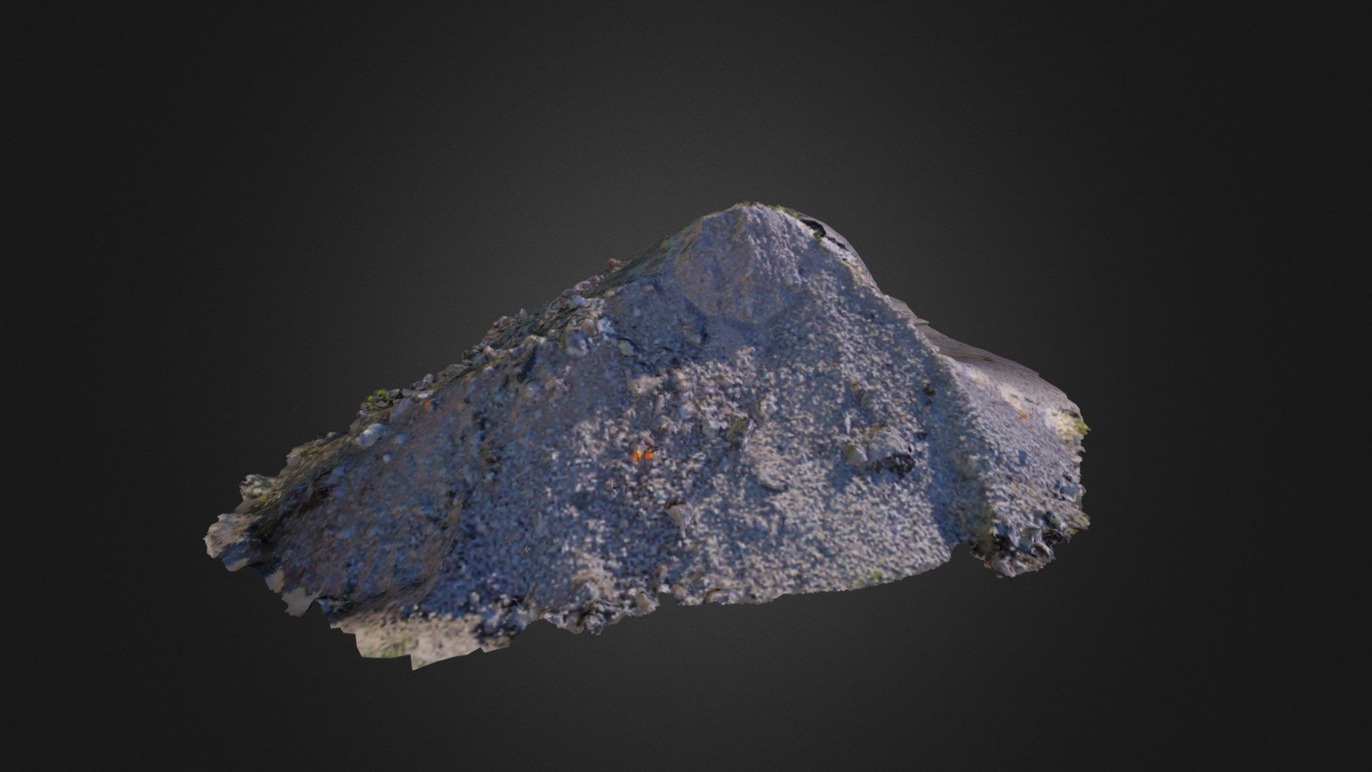 Calculated Volume: 7,225 m³ (actual)
Measured Volume: ≈7,3 m³ (desired)
Calculated Area: 21,42 m³ (actual)
Measured Area: ≈21 m³ (desired)

3D scanned and measured with Photomodeler Scanner &lsquo;14 - Mound of Earth - 3D model by budenlouie 3d model