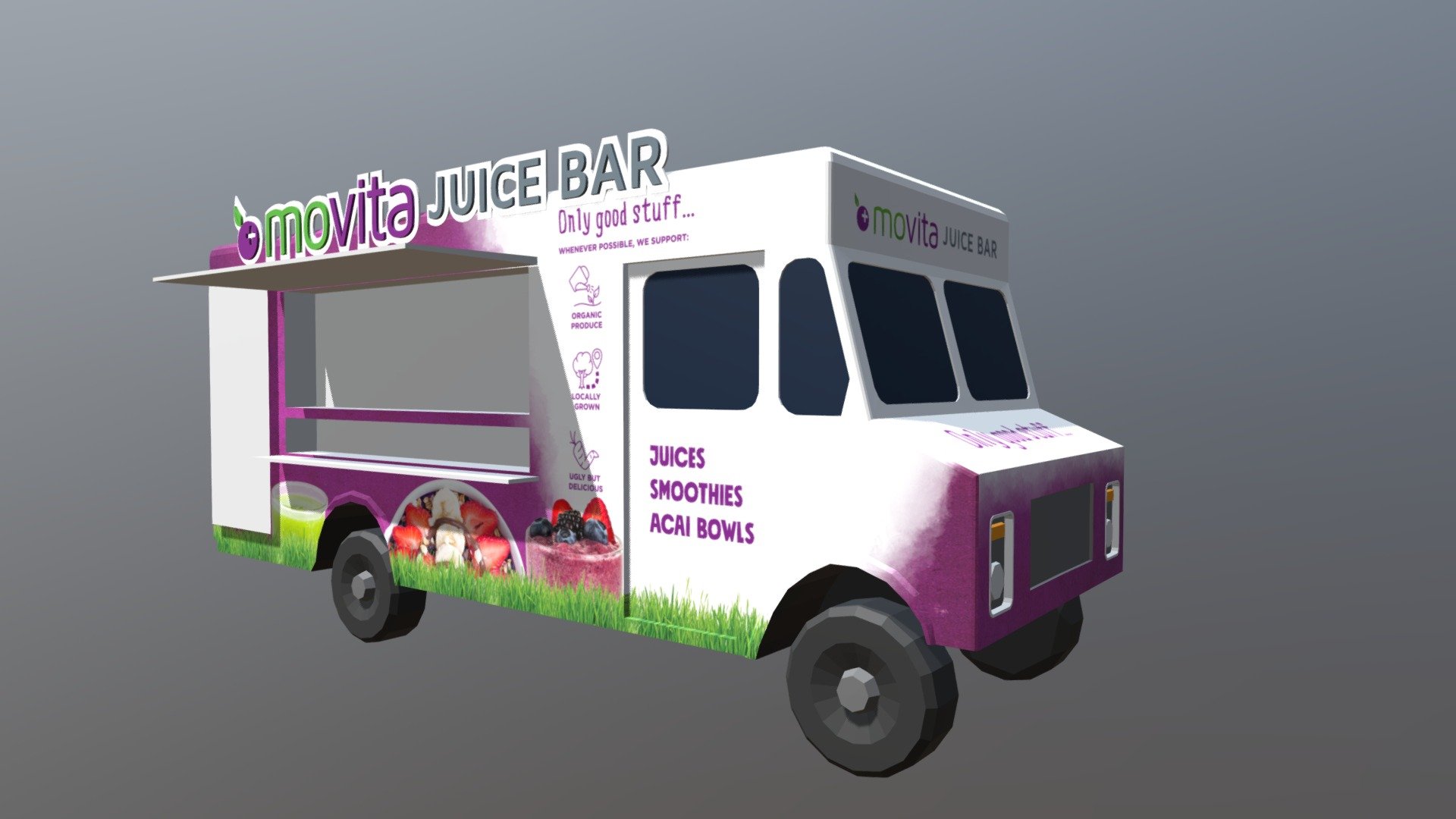 Mov Food Truck - 3D model by Javier Rodriguez (@jjrod) 3d model