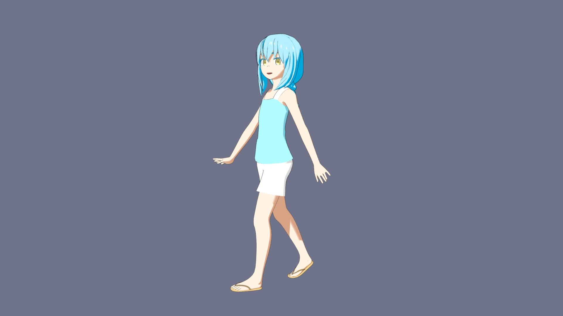 tensura nikki Rimuru - Download Free 3D model by （ヽ´ん`） (@kenmomen) 3d model