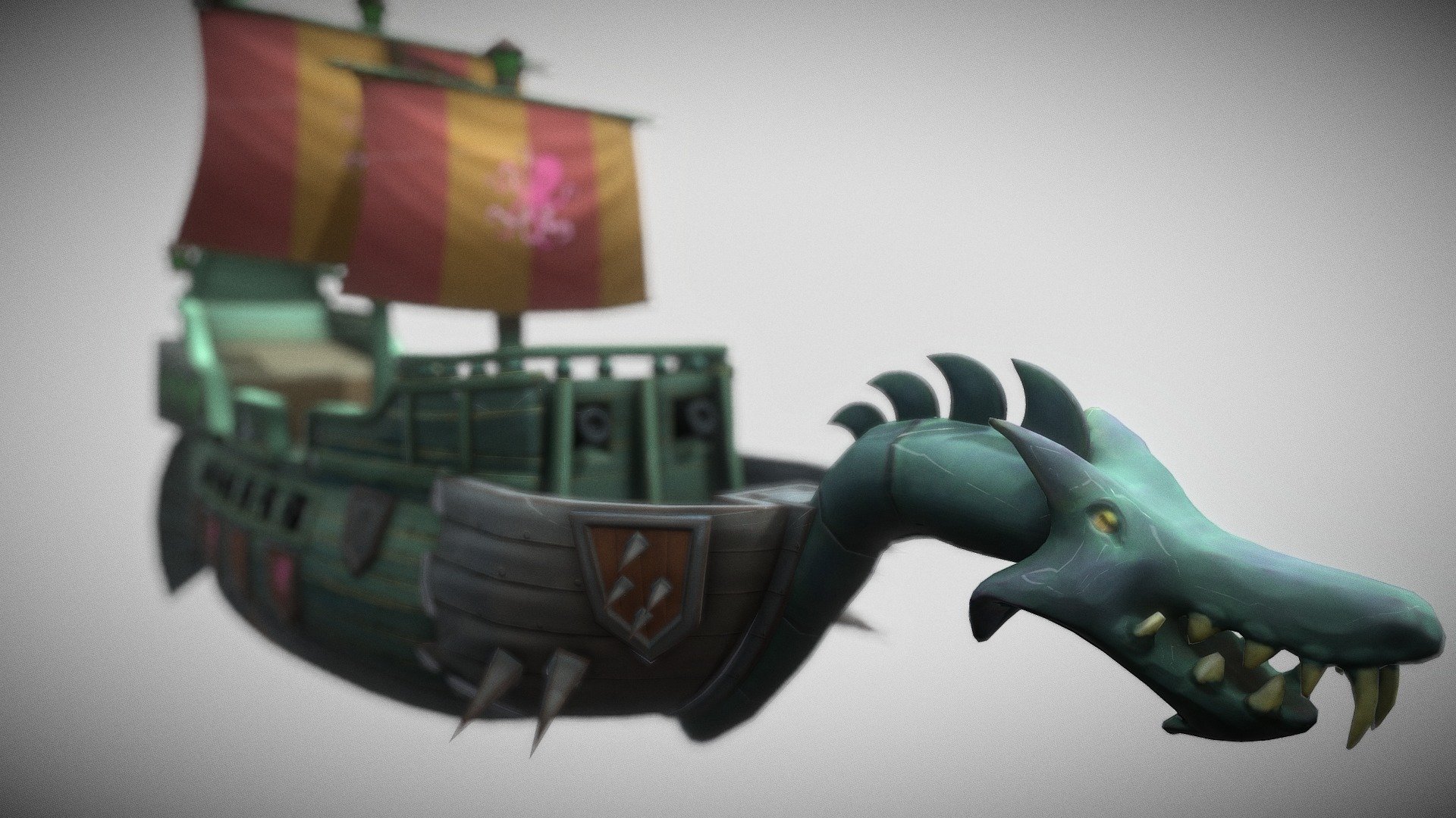 This is a hand-painted Dragon Ship. It's excellent for any RPG, sea, battle or VR game.




•Details:



Polys: 16,044

Verts: 17,150





The model includes a 4096 x 4096 hand-painted texture.




Feel free to contact me for info or suggestions 3d model