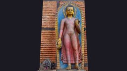 15th Century Buddha buddha, ancient, asia, virtualreality, statue, realism, buddhism, kathmandu, nepal, cultural-heritage, realitycapture, photogrammetry, scan, 3dscan, sculpture