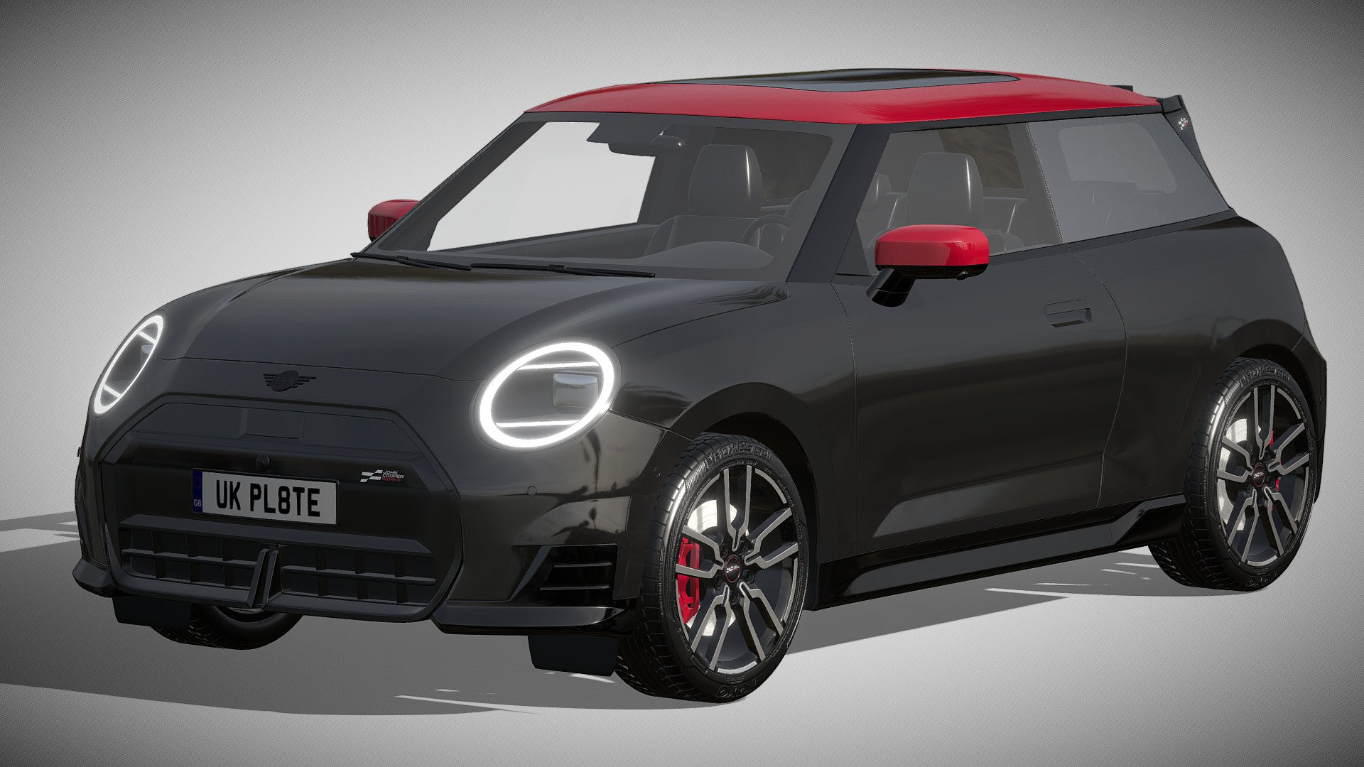 Mini Cooper SE JCW Trim 2024

https://www.mini.de/de_DE/home/range/all-electric-mini-cooper/model-hub.21GC.S07KQ.html

clean geometry light weight model, yet completely detailed for hi-res renders. use for movies, advertisements or games

Corona render and materials

all textures include in *.rar files

lighting setup is not included in the file! - Mini Cooper SE JCW Trim 2024 - Buy Royalty Free 3D model by zifir3d 3d model