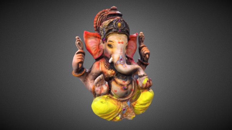 Published by 3ds Max - Classic Ganesh Painted - Download Free 3D model by Francesco Coldesina (@topfrank2013) 3d model