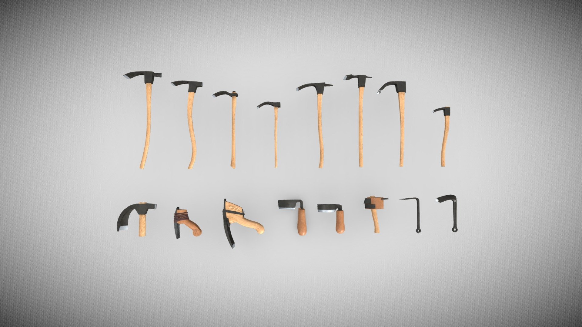 Modeled from Eric Sloane's Museum of Early American Tools.

Textured with CC0 Textures assets.

Made with Blender 3d model