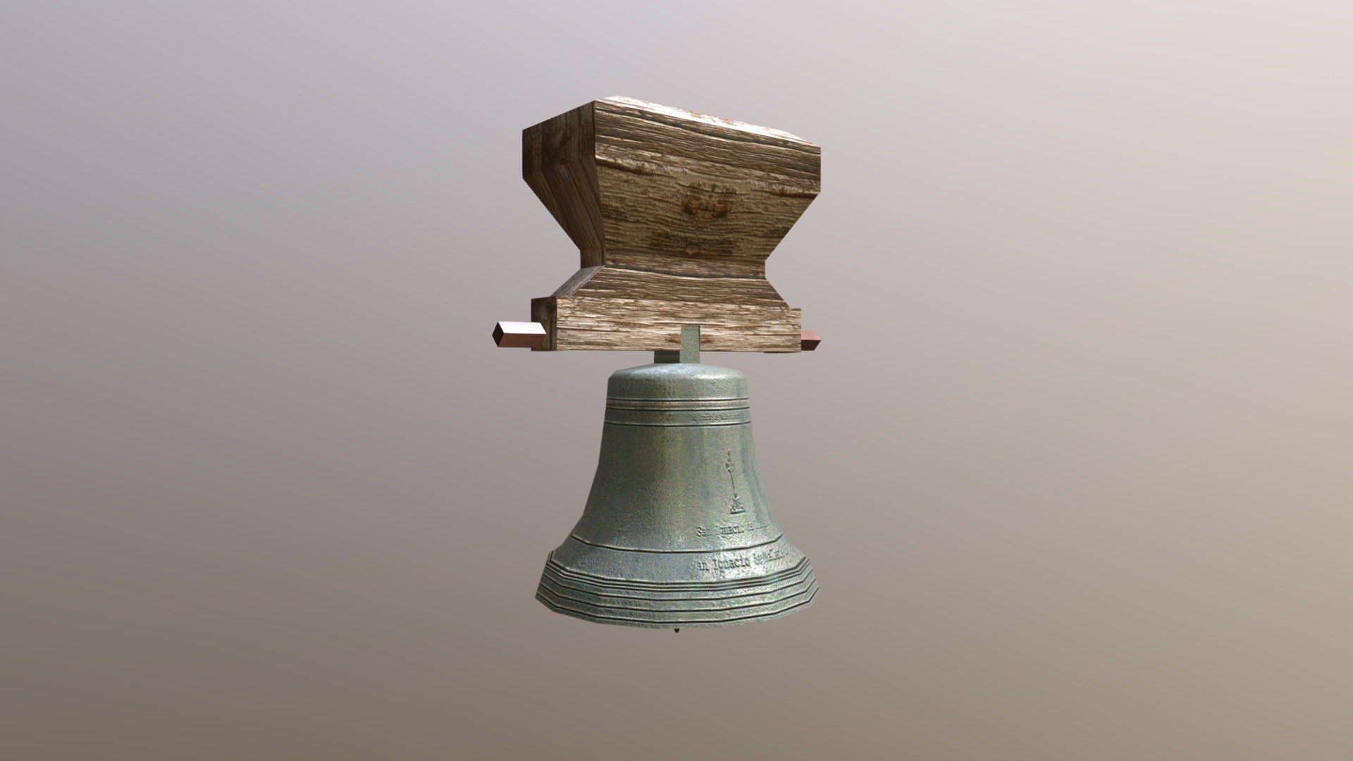 An old  Philippine / Spanish Church Bell
Model was still being worked on at the time, modeled in 2014.

Modeled for the 3D Interactive environment called Activeworlds and was to be animated 3d model