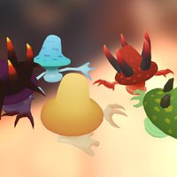 3D Creature : Mushroom Pack rpg, mushroom, game, mobile, monster