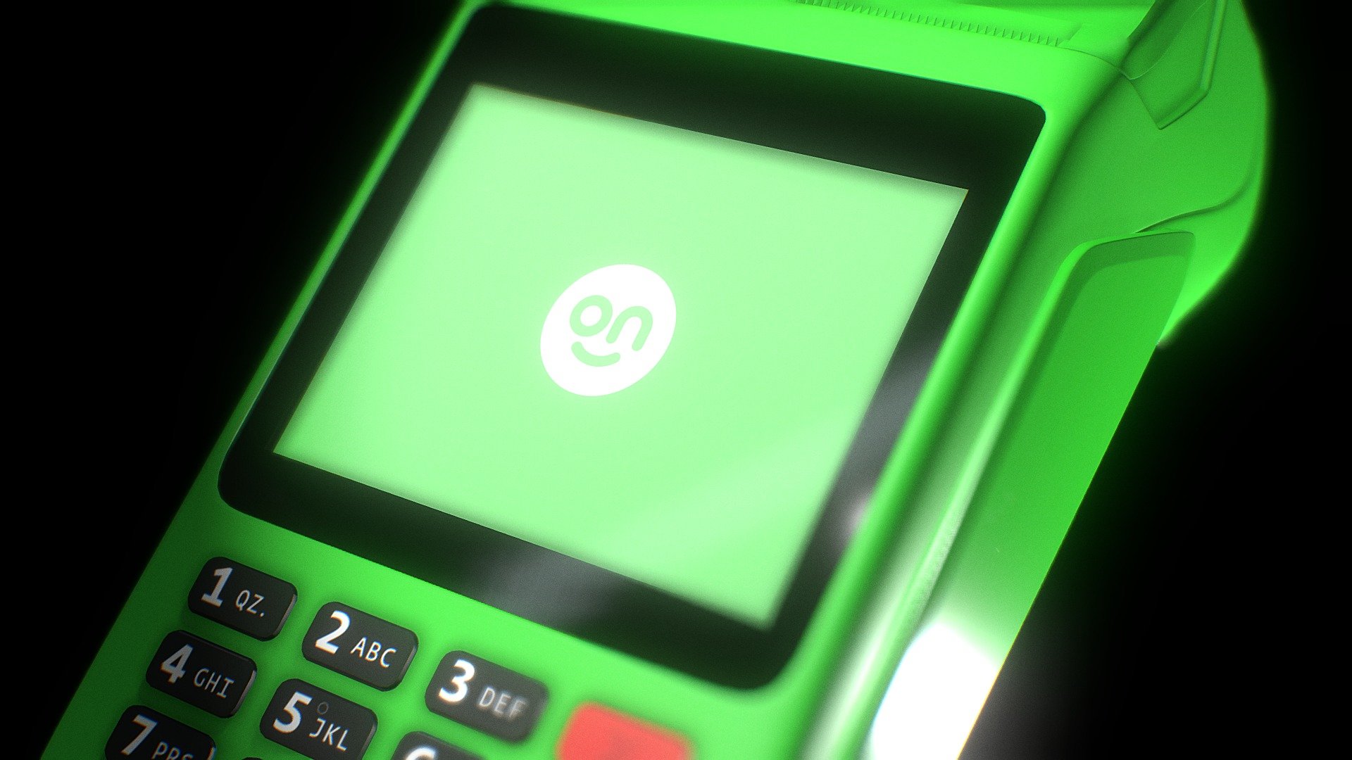 Credit Card machine for an up-and-coming Brazilian Fintech 3d model