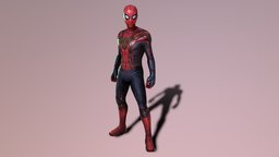 Spider-man from Spider-man: No way Home ironman, spiderman, spider-man, mj, drstrange, spidermanfarfromhome, droctopus, spidermannowayhome, spidermanacrossthespiderverse, spiderware