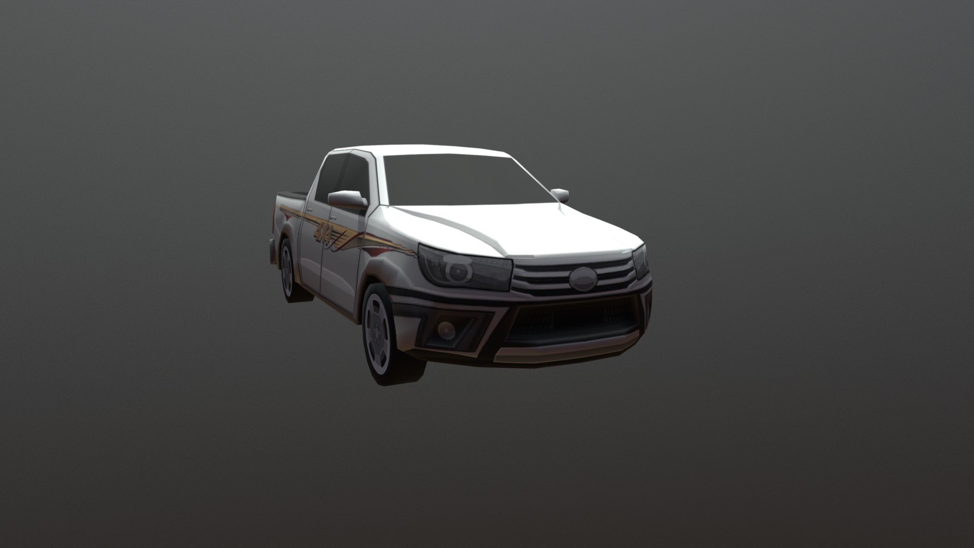 Toyota Hilux - 3D model by Miralex 3d model