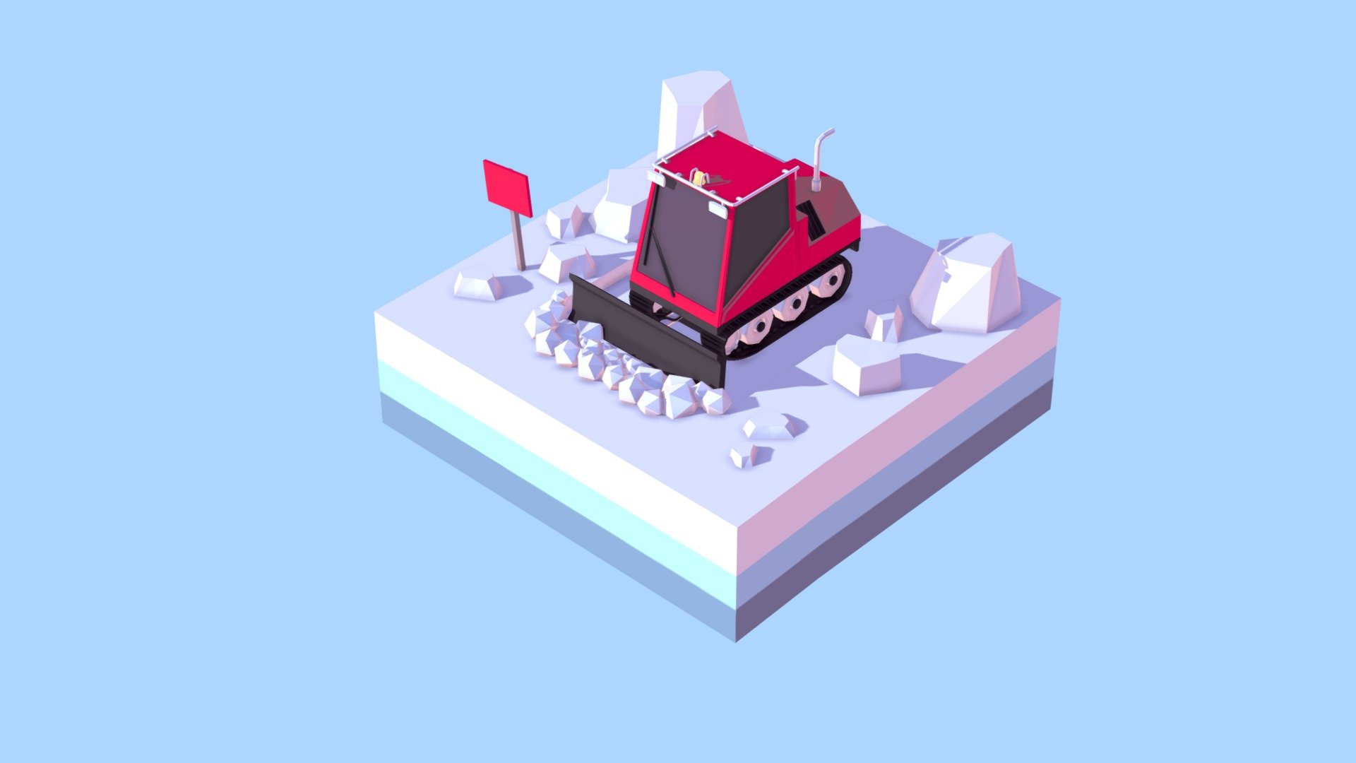 Cartoon Low Poly Snowcat Track Vehicle Island Scene

Created on Cinema 4d R17 

5347 Polygons

Procedural Textured 

Game Ready, VR Ready
 - Cartoon Low Poly Snowcat Small - Download Free 3D model by antonmoek 3d model