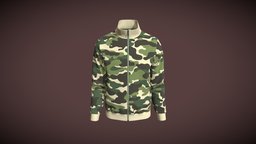 Mans Classic Jacket Design With Camo