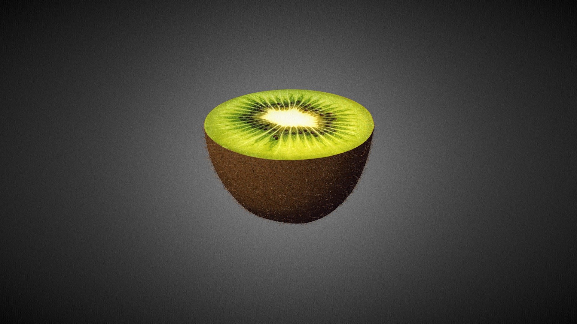 This high-quality model of Kiwi Fruit (Half) can be used for games and architectural visualization 3d model